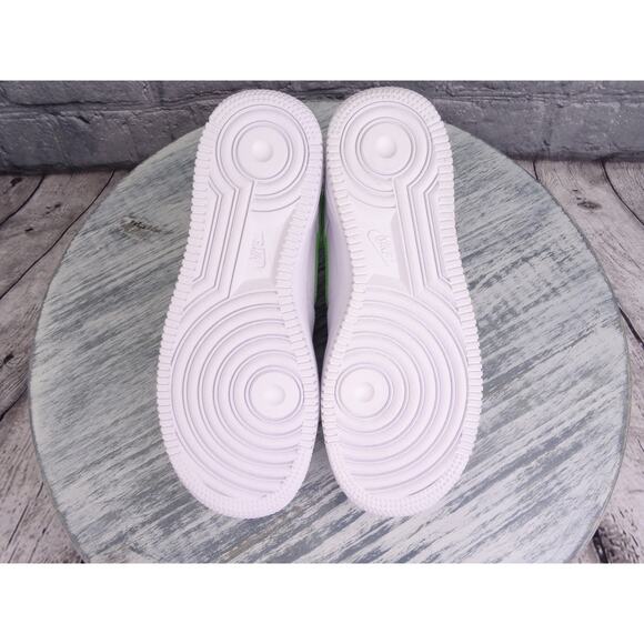 Nike Air Force 1 07 White/Action Green Youth 4.5 Women 6 New In Box - Picture 10 of 13